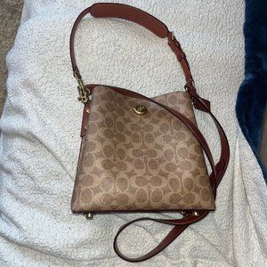 COACH Women's Brown Willow Bucket Bag